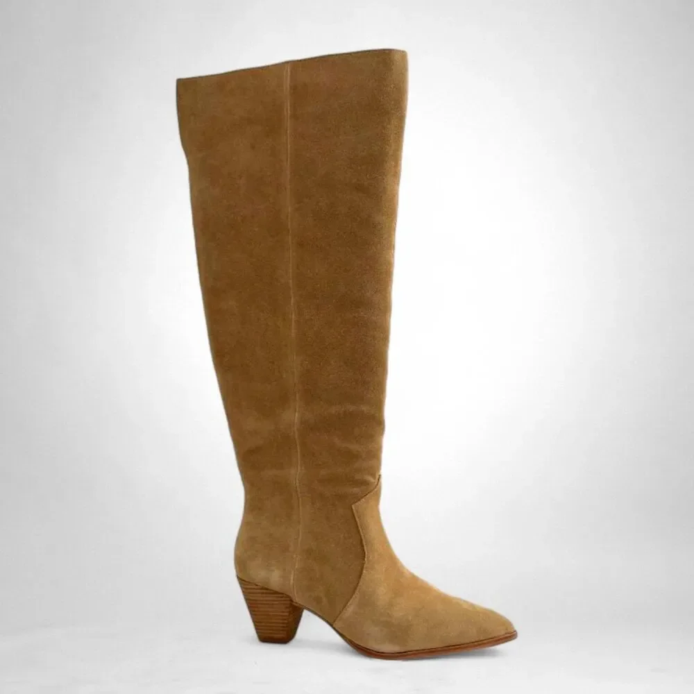 Vince Camuto Sewinny Extra Wide-Calf Slouch Knee-High Dress Boots, NEW! 12 Wide